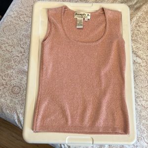 PINK TANK WITH SPARKLE DETAIL.